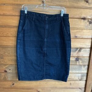 Calvin Klein Jeans Dark Blue Pencil Skirt Size 31